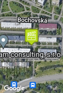 Klára u sochy